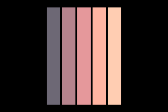 Retro Sunset Vertical Vintage Design 43
