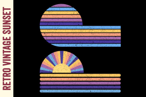 Retro Vintage Sunset Beach Summer 16